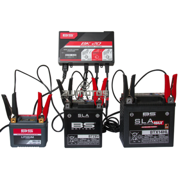Carregador Baterias BK20 Ácido + Lítio 6V/12V – BS - Image 2