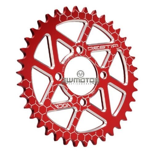 Cremalheira Vermelha Alumínio Yamaha DT 50 LC – Voca