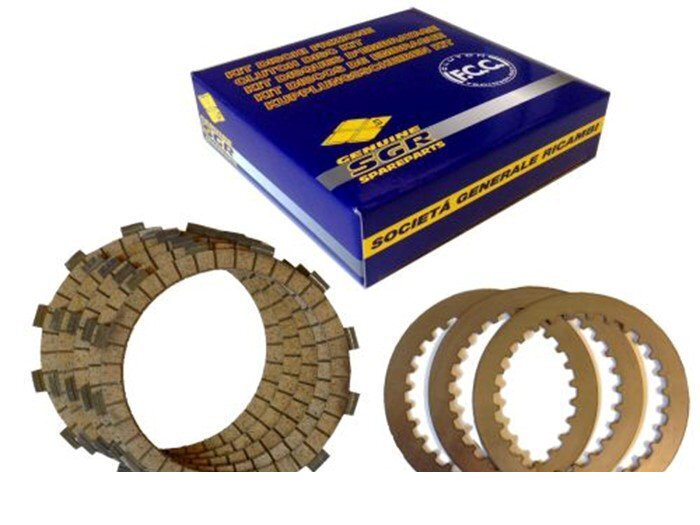 KIT DISCOS + SEPARADORES COMPLETO FCC HONDA XR 250 R — DK60037