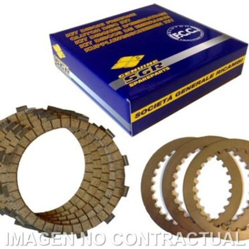 KIT DISCOS + SEPARADORES COMPLETO FCC HONDA XR 400 R