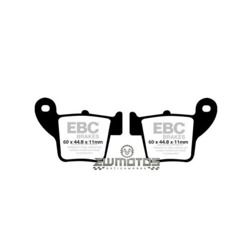 Pastilhas Travão Trás Carbono Honda CR/CRF – EBC
