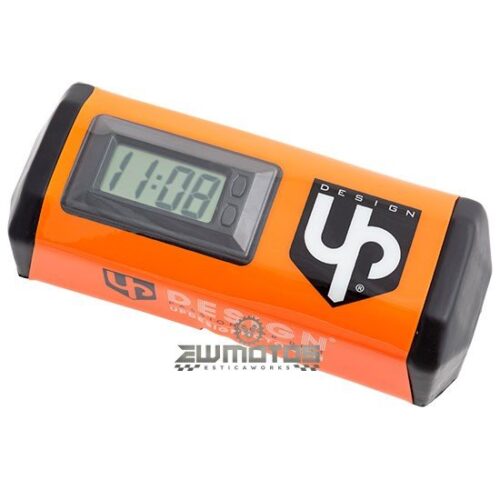 Esponja Guiador C/Relógio Integrado Laranja UP Design