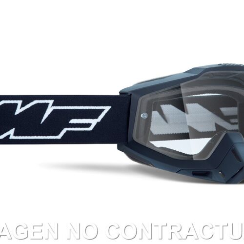 FMF POWERBOMB GOGGLE ROCKET BLACK – CLEAR LENS