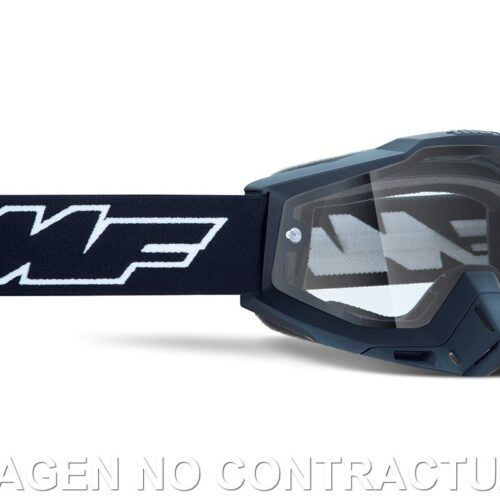 FMF POWERBOMB ENDURO GOGGLE ROCKET PRETO – CLEAR LENS