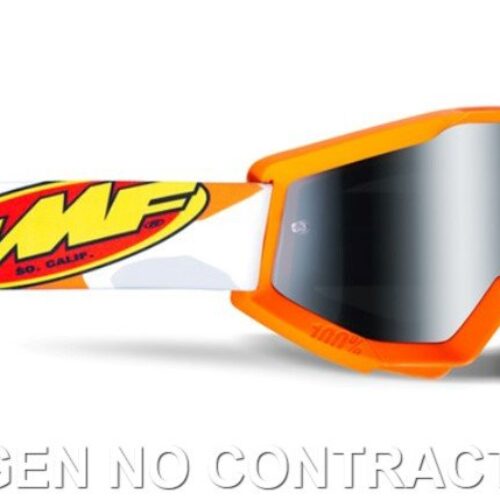 FMF POWERCORE YOUTH (JUNIOR) GOGGLE ASSAULT CINZA – MIRROR SILVER