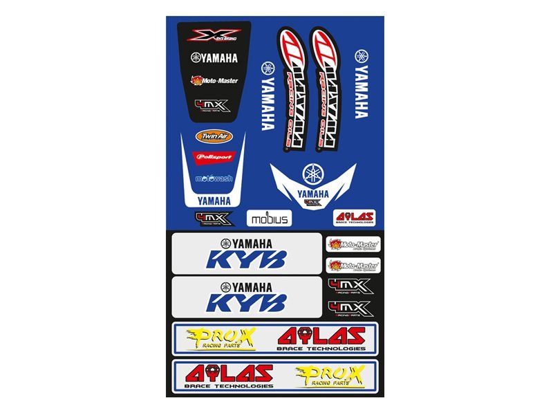Kit autocolantes guarda-lamas 4MX YAMAHA