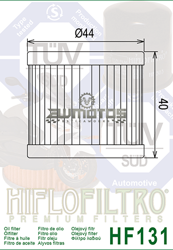 Filtro de Óleo Hiflofiltro HF131 - Image 2