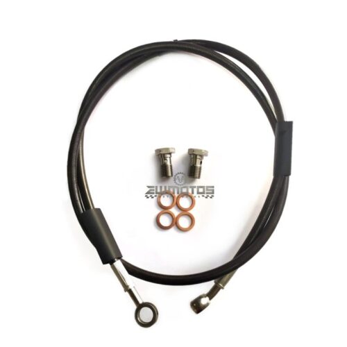 Malha Aço Hel Preto – Yamaha DT 50