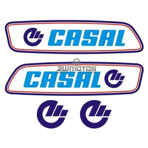 Kit Autocolantes Casal Boss Azul