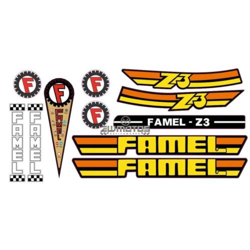 Kit Autocolantes Completo Zundapp Famel Z3