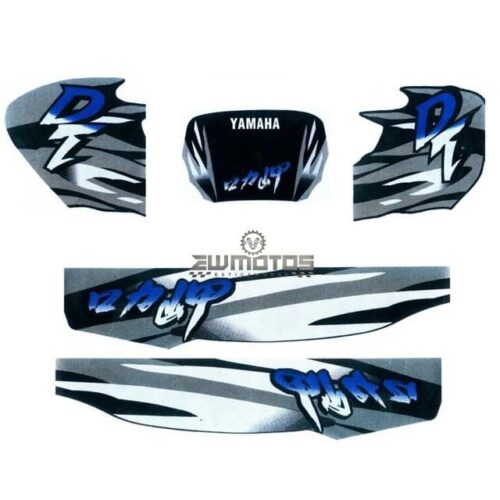 Kit Autocolantes Preto Yamaha DT 50 LC 98-