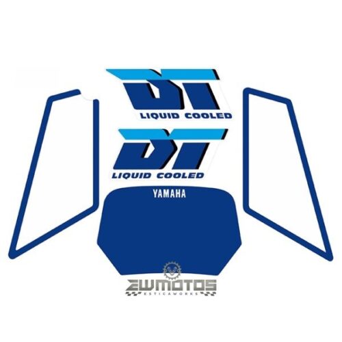 Kit Autocolantes Yamaha DT 50 LC Liquid Cooled Azul