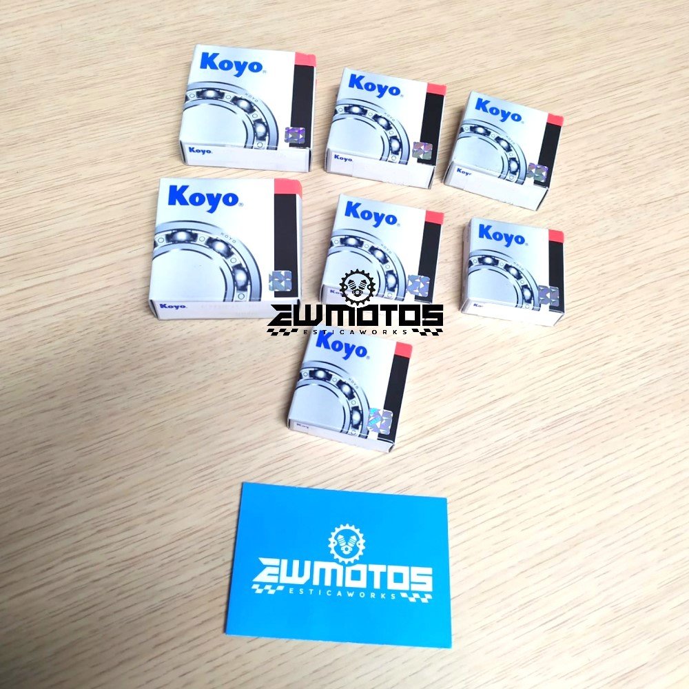 Kit de Rolamentos Motor Yamaha DTR 125 ( Sem rolamentos agulhas )
