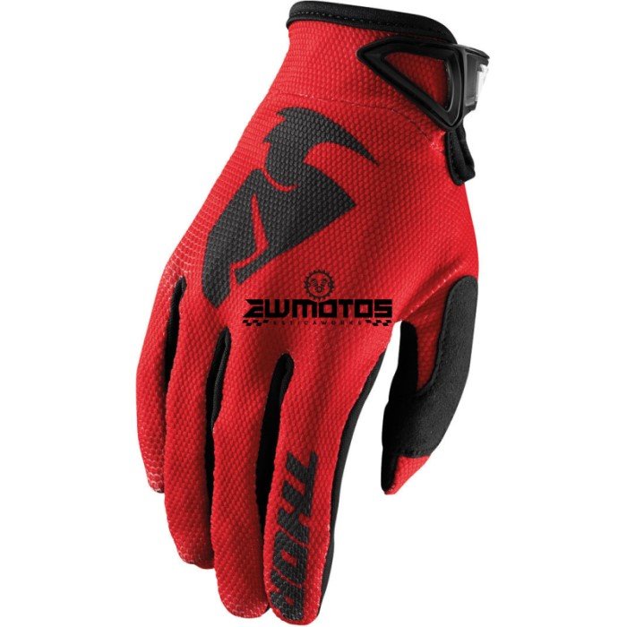 Luvas Thor S8 Sector Vermelho – Tamanho L
