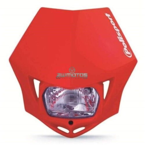 Farol MMX Vermelho Polisport – Homologado