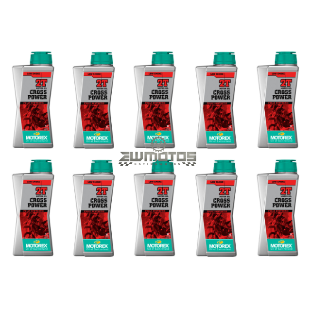 Caixa Óleo Mistura Motorex Cross Power 2T – 1L (10 Unidades)