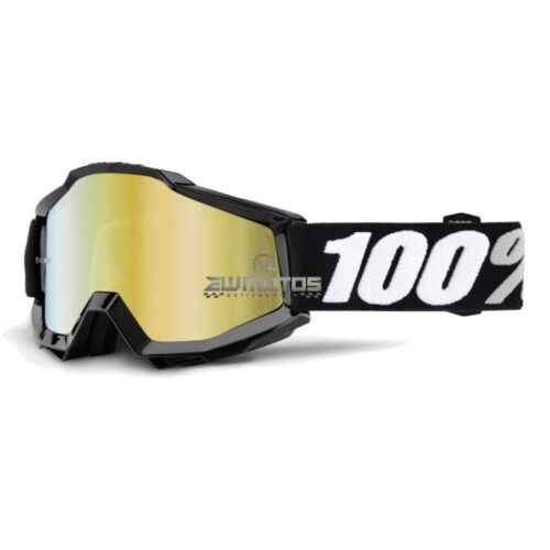 Óculos 100% Accuri Tornado Gold- Lente Espelhada