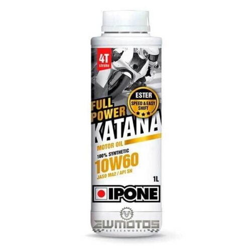 Óleo Motor 4T Full Power Katana 10W60 100% Sintético 1L – Ipone