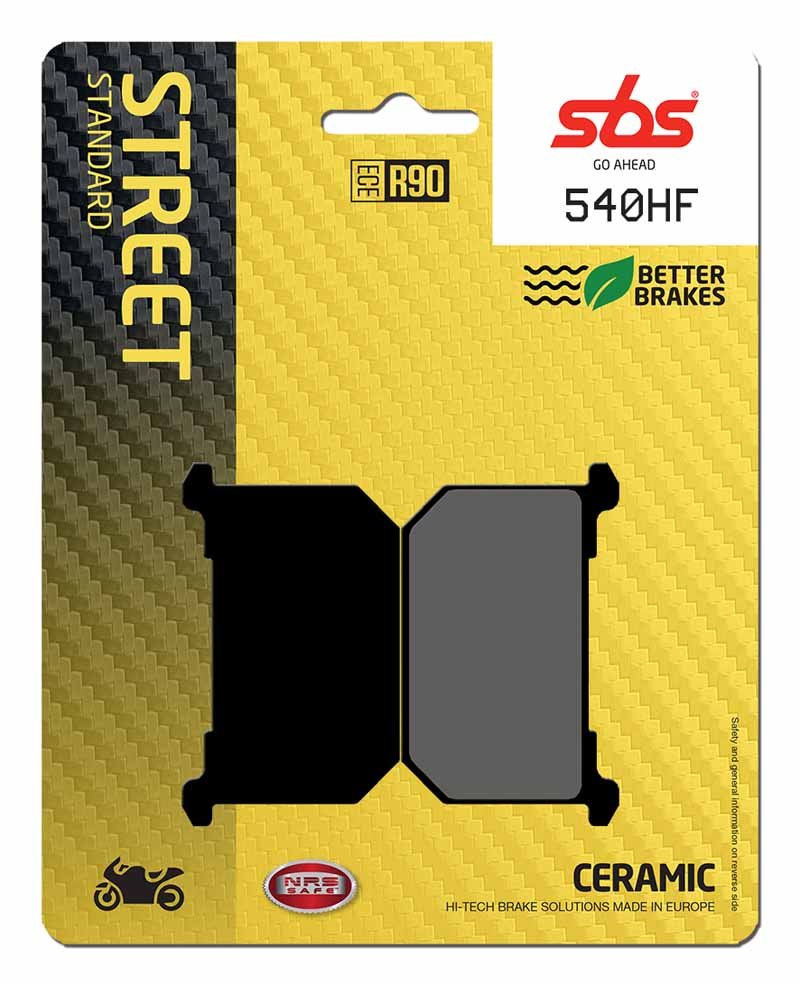 pastilha de travão SBS P540-HF