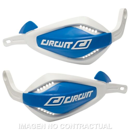 Protetor de mãos Circuit P4 Branco-Azul TM