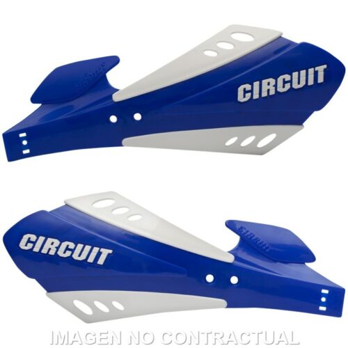 Protetor de mãos Circuit Sx Bicomponente Branco-Azul