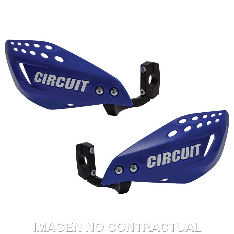 Protetor de mãos Circuit Vector Azul-Branco
