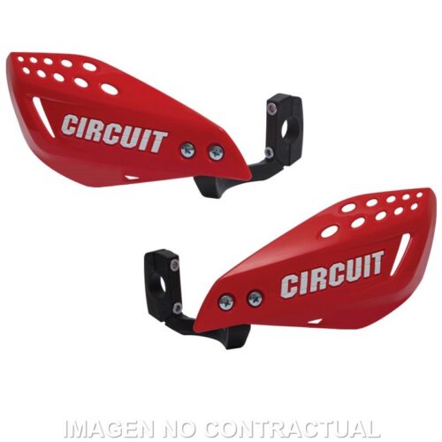 Protetor de mãos Circuit Vector Vermelho-Branco