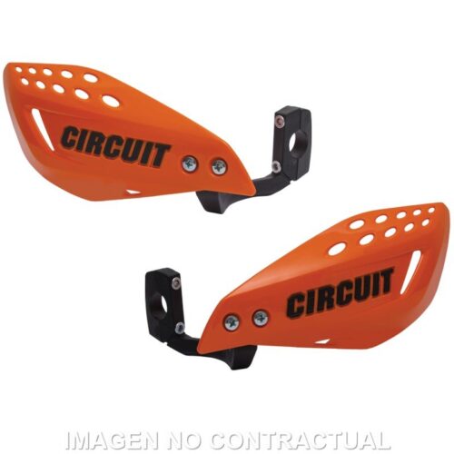 Protetor de mãos Circuit Vector Laranja-Preto