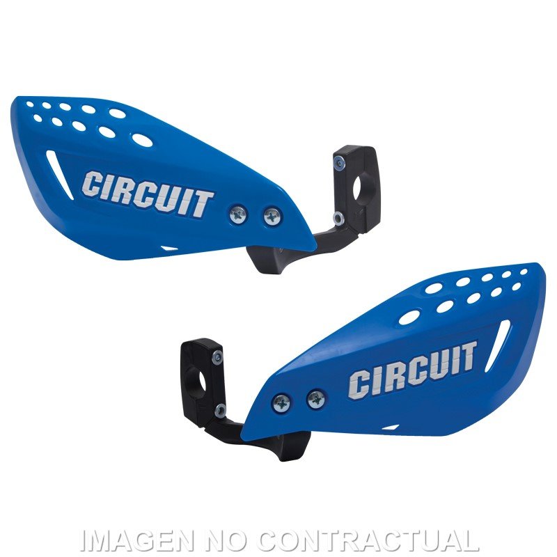 Protetor de mãos Circuit Vector Azul TM-Branco