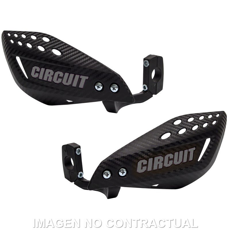 Protetor de mãos Circuit Vector Carbon Cinzento
