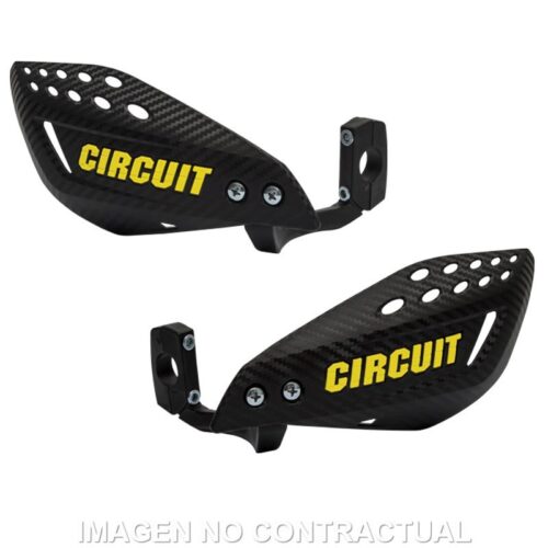 Protetor de mãos Circuit Vector Carbon Amarelo