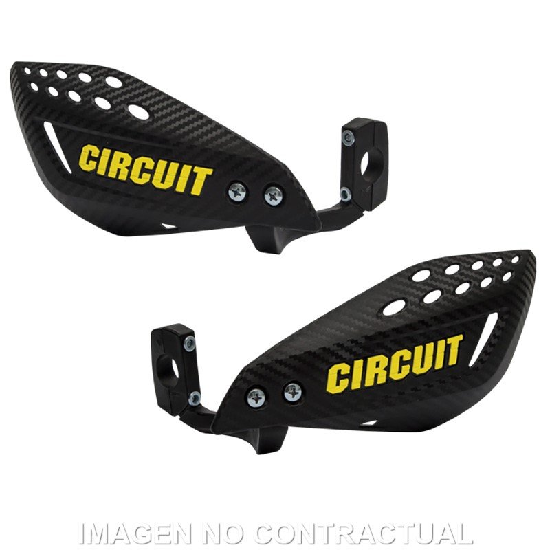 Protetor de mãos Circuit Vector Carbon Amarelo
