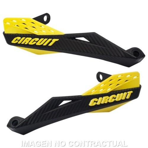 Protetor de mãos Circuit Fenix Nylon Preto-Amarelo