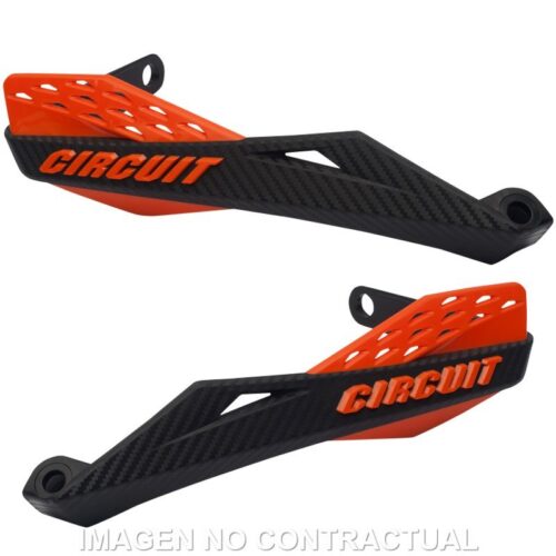 Protetor de mãos Circuit Fenix Nylon Preto-Laranja