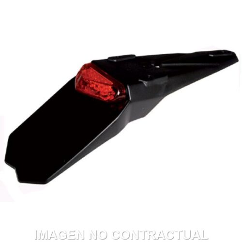 Portamatrícula Circuit Mantis Preto-Vermelho