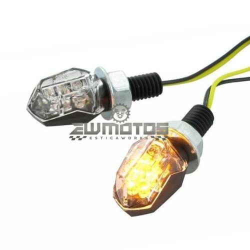 Piscas STR8 Led Mini Preto e Transparente – Homologado