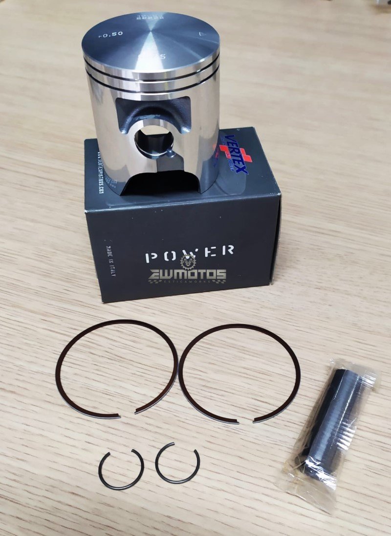 Piston 56.50MM Yamaha DTR 125 / TZR / DTX / DTRE – Vertex - Image 3