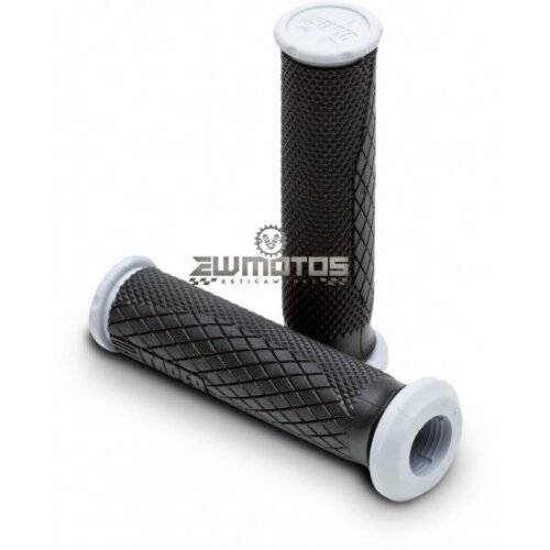 Punhos ATV Dual Density Full Diamond Preto/Cinza – PROTAPER