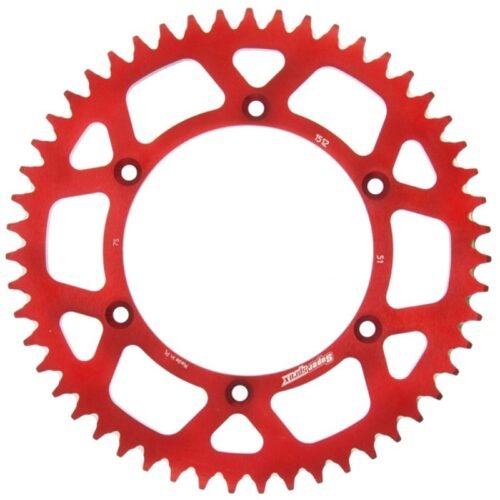 Corona Supersprox Aluminio Roja 51 D