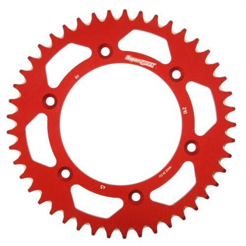 Corona Supersprox Aluminio Roja 45 D