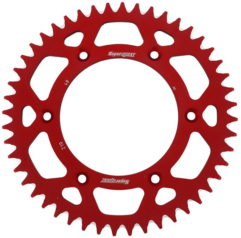 Corona Supersprox Aluminio Roja 48 D
