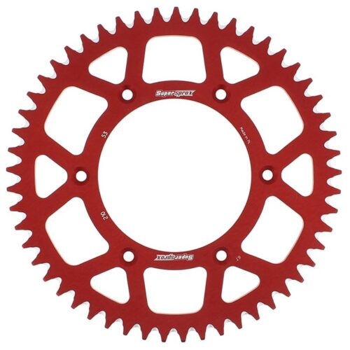 Corona Supersprox Aluminio Roja 53 D
