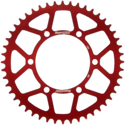 Corona Supersprox Aluminio Roja 45 D