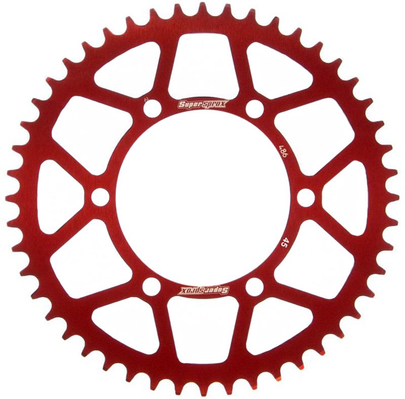 Corona Supersprox Aluminio Roja 45 D