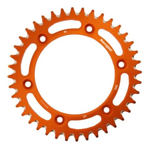 Corona Supersprox Aluminio Naranja 40 D