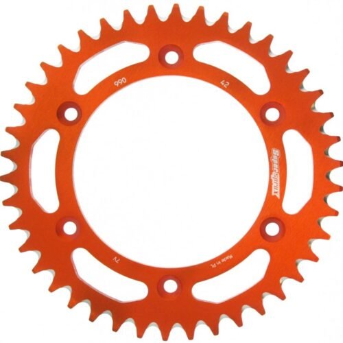 Corona Supersprox Aluminio Naranja 42 D