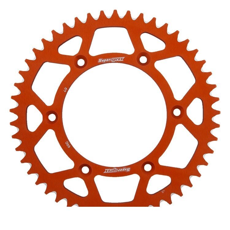 Cremalheira Supersprox Alumínio Laranja 49 D — RAL990X49ORG