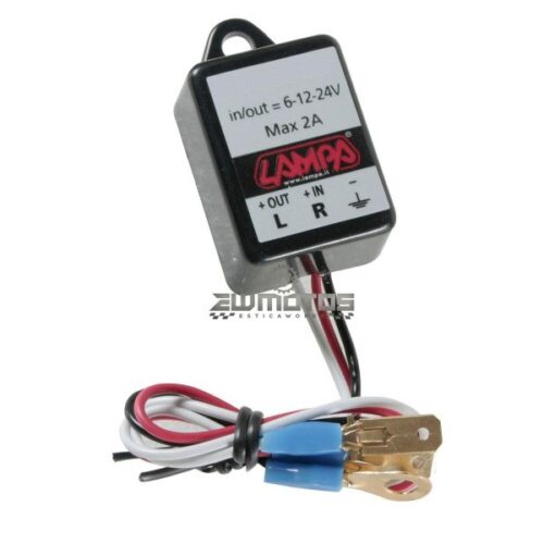 Rele Piscas Led Electrónico 6/12/24V – 2A