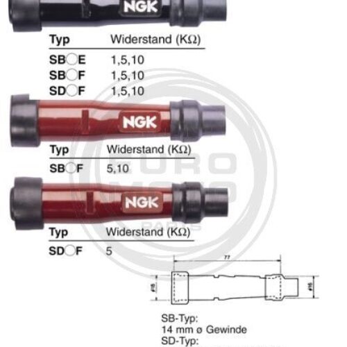 Pipa de Vela NGK SD05F
