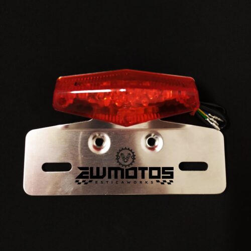 Suporte Matricula Led Universal Road C/ Led Matricula – Vermelho